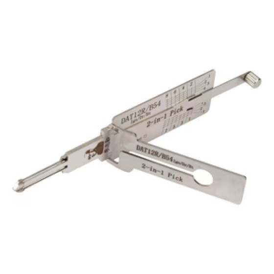 Original Lishi Anti-Glare 2-In-1 Pick and Decoder DAT12R / X154 / B54